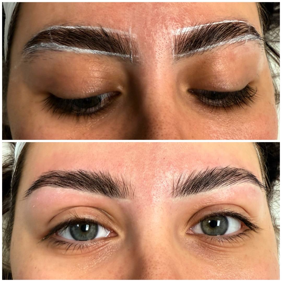 Brow lamination before and after San Diego